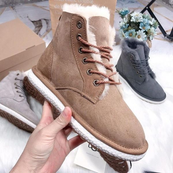 sheep shearing snow boots women natural real wool boots winter warm shoes lace-up leisure women's sheep leather fur, Black
sheep shearing snow boots women natural real wool boots winter warm shoes lace-up leisure women's sheep leather fur, Black