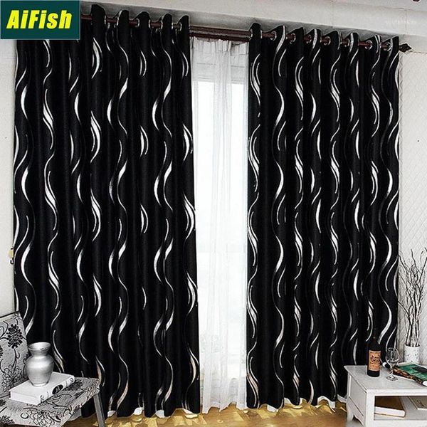 curtain & drapes simple modern black cloth high shading 60%-80% blakcout curtains silver s stripes living room bedroom cortina zh049-51
curtain & drapes simple modern black cloth high shading 60%-80% blakcout curtains silver s stripes living room bedroom cortina zh049-51