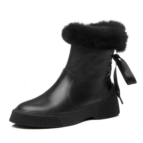 2021 new women cow leather ankle keep warm winter snow casual outdoor shoes woman basic boots etdd, Black
2021 new women cow leather ankle keep warm winter snow casual outdoor shoes woman basic boots etdd, Black