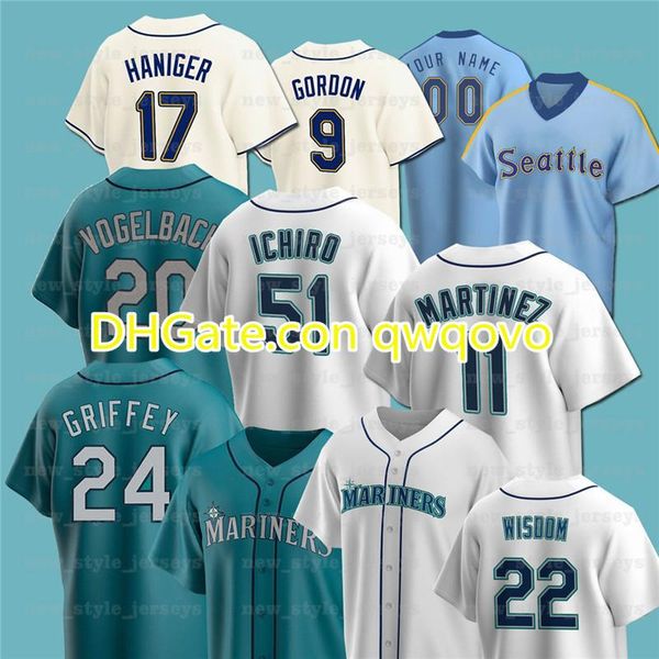 24 ken griffey jr jersey 22 robinson cano 51 ichiro suzuki edgar martinez mitch haniger dee gordon gonzales custom baseball jerseys, Blue;black
24 ken griffey jr jersey 22 robinson cano 51 ichiro suzuki edgar martinez mitch haniger dee gordon gonzales custom baseball jerseys, Blue;black