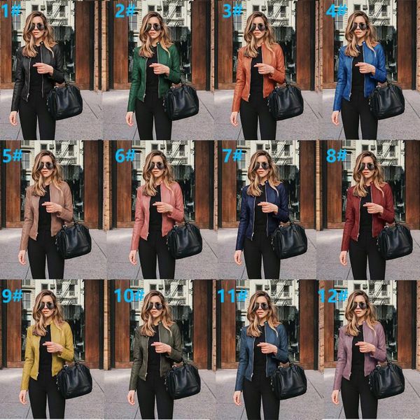 new autumn and winter women's fashion leather pu suit small coat thickened, Black;brown
new autumn and winter women's fashion leather pu suit small coat thickened, Black;brown