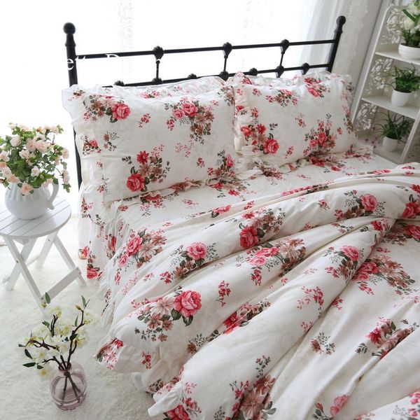 flowers print pastoral bedding set size ruffle duvet cover set 100% cotton bed skirt princess beddings and bed sets1
flowers print pastoral bedding set size ruffle duvet cover set 100% cotton bed skirt princess beddings and bed sets1