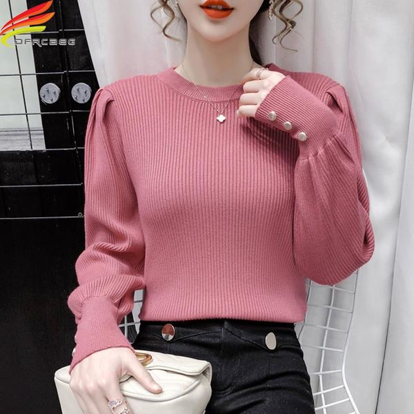 new 2021 autumn winter knitted sweater women long sleeve with buttons red white black pullovers and sweaters ladies jumper
new 2021 autumn winter knitted sweater women long sleeve with buttons red white black pullovers and sweaters ladies jumper