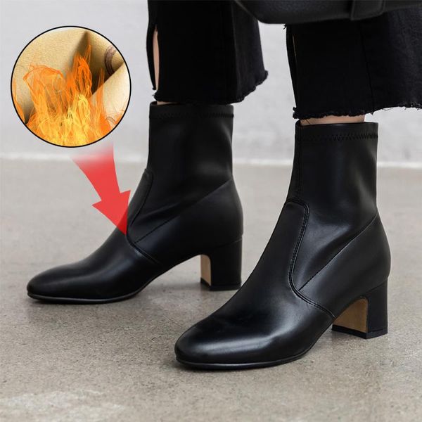 boots plus size 34-43 fashion genuine leather autumn winter women stretch socks ladies shoes ankle, Black
boots plus size 34-43 fashion genuine leather autumn winter women stretch socks ladies shoes ankle, Black
