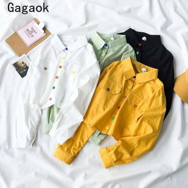 gagaok patchwork streetwear shirt women 2020 spring autumn new button lapel button navel chic wild retro and blouses k39441, White
gagaok patchwork streetwear shirt women 2020 spring autumn new button lapel button navel chic wild retro and blouses k39441, White