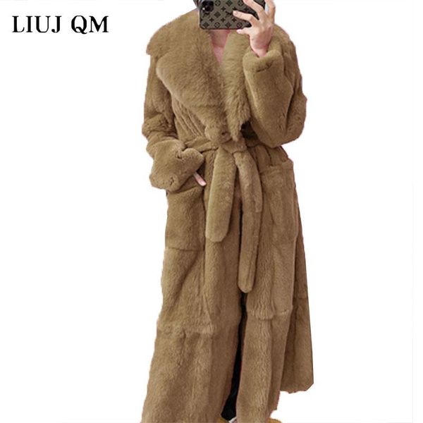 women's fur & faux plus size coat winter women thick warm x-long jacket female fluffy loose parkas, Black
women's fur & faux plus size coat winter women thick warm x-long jacket female fluffy loose parkas, Black