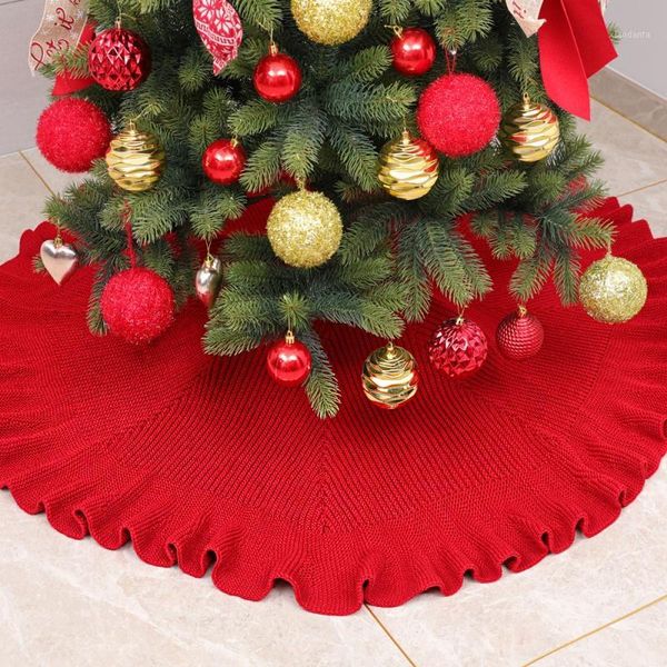 high-end pleated knitted curvy side tree skirt christmas supplies tree bottom apron for holiday christmas decorations1
high-end pleated knitted curvy side tree skirt christmas supplies tree bottom apron for holiday christmas decorations1