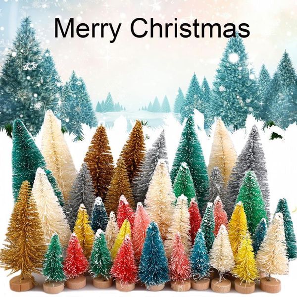 small christmas tree set fake pine tree mini sisal bottle brush snow frost trees with wood base santa snow xmas home decoration1
small christmas tree set fake pine tree mini sisal bottle brush snow frost trees with wood base santa snow xmas home decoration1