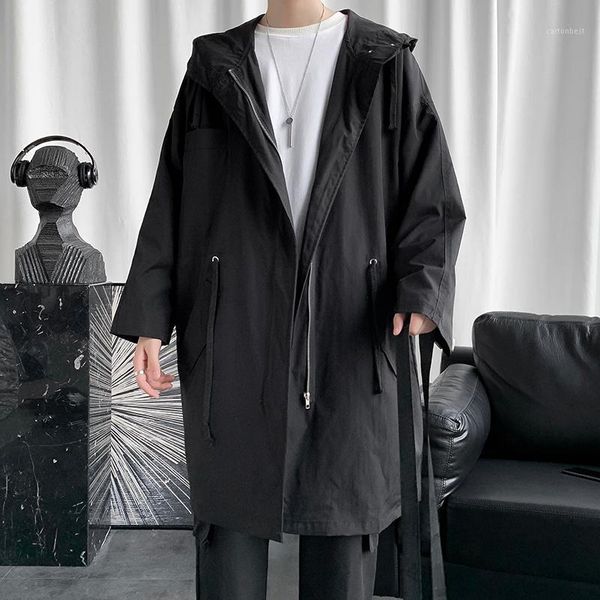 men's trench coats legible long jacket mens spring autumn loose casual men windbreaker solid hooded coat for men1, Tan;black
men's trench coats legible long jacket mens spring autumn loose casual men windbreaker solid hooded coat for men1, Tan;black