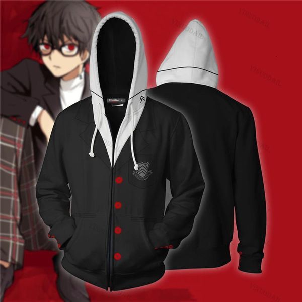 persona 5 mens hoodies print cardigan men's sweatshirt cosplay hoodie men harajuku drop shipping good quality, Black
persona 5 mens hoodies print cardigan men's sweatshirt cosplay hoodie men harajuku drop shipping good quality, Black
