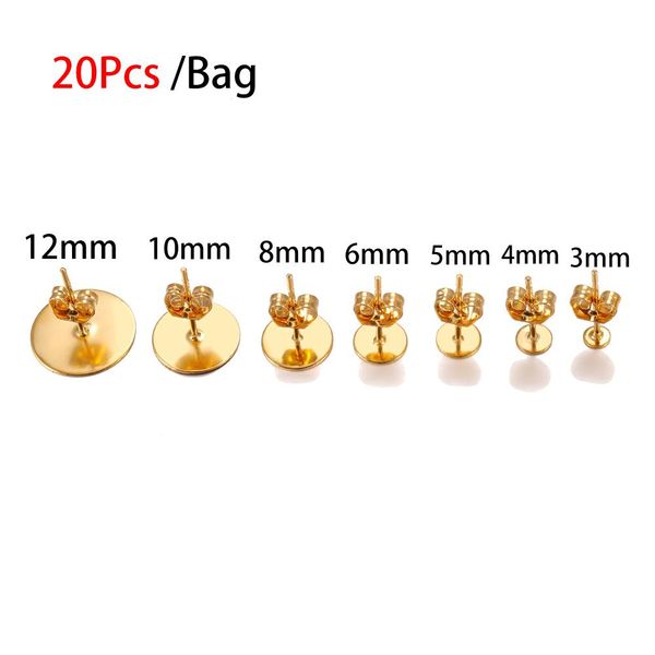 20pcs/lot 5 6 8 10 12mm gold stainless steel stud earring back spacer with earring plug findings for diy jewelry making supplies wmtrfe
20pcs/lot 5 6 8 10 12mm gold stainless steel stud earring back spacer with earring plug findings for diy jewelry making supplies wmtrfe