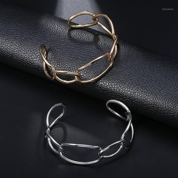 bangle big linked chain rose gold cuff bracelets & bangles women fashion pulseras jewelry vintage party gifts1, Black
bangle big linked chain rose gold cuff bracelets & bangles women fashion pulseras jewelry vintage party gifts1, Black