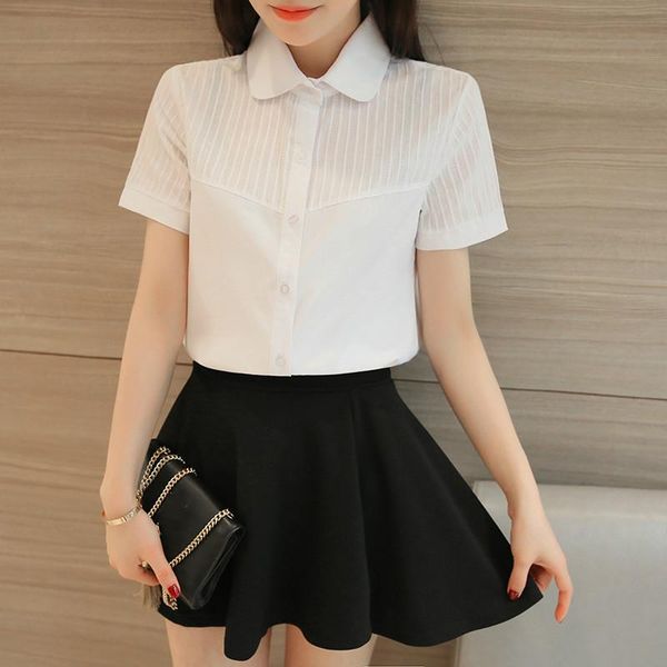 women's blouses & shirts blouse vrouwen 2021 summer office dames chiffon wit shirt korte mouw elegante casual overalls plus size vrouw, White
women's blouses & shirts blouse vrouwen 2021 summer office dames chiffon wit shirt korte mouw elegante casual overalls plus size vrouw, White