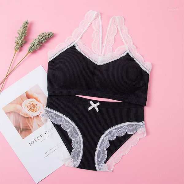 bra set for cotton training bra for girls underwear comfortable breathable full cup wire lingerie women bras and panty set1, Red;black
bra set for cotton training bra for girls underwear comfortable breathable full cup wire lingerie women bras and panty set1, Red;black