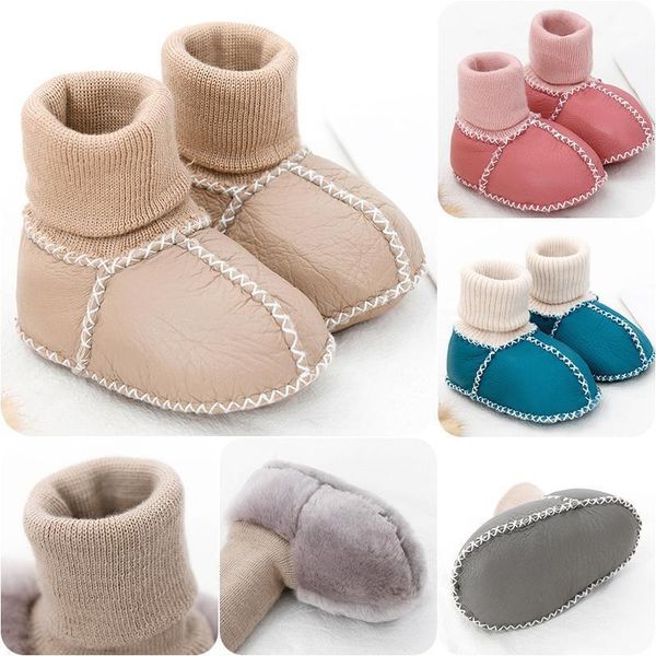 first walkers genuine leather baby shoes boots infants warm winter fur wool girls booties sheepskin boy sock born1
first walkers genuine leather baby shoes boots infants warm winter fur wool girls booties sheepskin boy sock born1