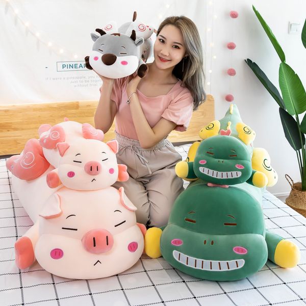 creative new angel pig cartoon plush toy pillow dinosaur doll network red with factory direct sales
creative new angel pig cartoon plush toy pillow dinosaur doll network red with factory direct sales