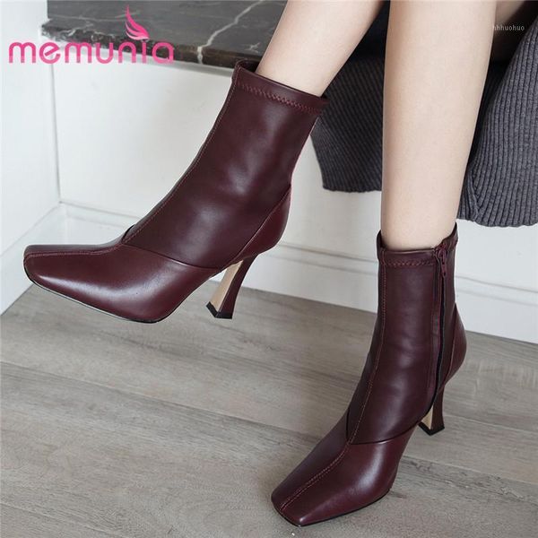 boots memunia 2021 big size 43 stretch women stiletto high heels shoes snake zipper autumn winter leather ankle for women1, Black
boots memunia 2021 big size 43 stretch women stiletto high heels shoes snake zipper autumn winter leather ankle for women1, Black