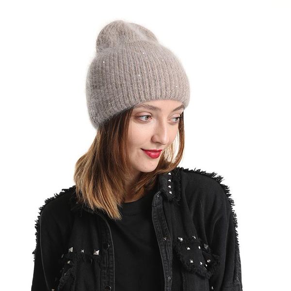 new 30% 2020 fur beanie hat women winter hats bling sequins knitted warm skullies beanies for women gorros female cap, Blue;gray
new 30% 2020 fur beanie hat women winter hats bling sequins knitted warm skullies beanies for women gorros female cap, Blue;gray
