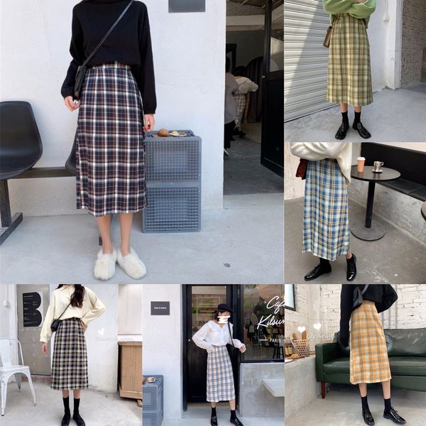 spring plaid long skirt women high waist lattice midi skirt mujer 2020 new vintage elegant slim bodycon pencil skirt jupe retro q1209, Black
spring plaid long skirt women high waist lattice midi skirt mujer 2020 new vintage elegant slim bodycon pencil skirt jupe retro q1209, Black