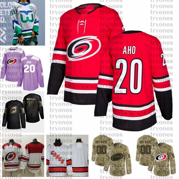 2021 reverse retro customize #20 sebastian aho carolina hurricanes jerseys golden edition camo veterans day fights cancer hockey jersey, Black;red
2021 reverse retro customize #20 sebastian aho carolina hurricanes jerseys golden edition camo veterans day fights cancer hockey jersey, Black;red