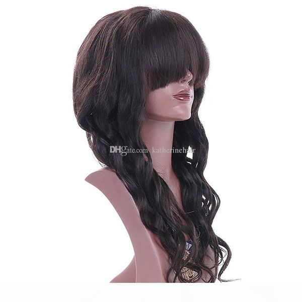 full lace human hair wigs for black women brazilian human hair lace front wigs brazilian body wave pre plucked with bangs, Black;brown
full lace human hair wigs for black women brazilian human hair lace front wigs brazilian body wave pre plucked with bangs, Black;brown