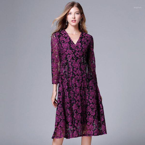 fall spring womens v neck 3/4 sleeve high waisted long lace dress , summer korean 4xl 5xl lace up purple dresses for woman1, Black;gray
fall spring womens v neck 3/4 sleeve high waisted long lace dress , summer korean 4xl 5xl lace up purple dresses for woman1, Black;gray