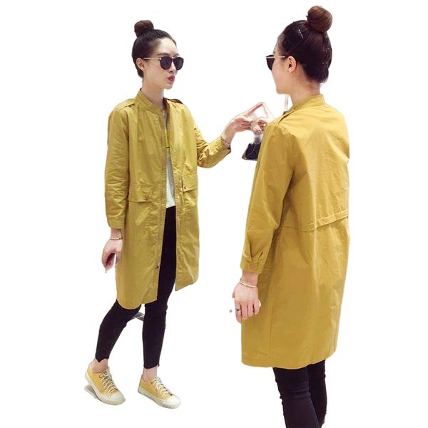 spring casual windbreakers loose trench plus size cotton overcoat women coats and coat lj201128, Tan;black
spring casual windbreakers loose trench plus size cotton overcoat women coats and coat lj201128, Tan;black