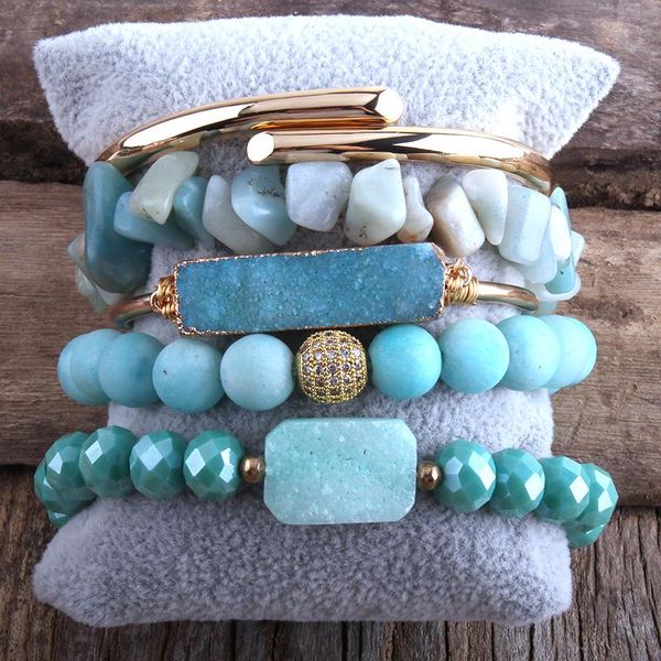 rh fashion boho jewelry natural stone bracelet and bangle 5pc bracelets sets for women gift dropship, Black
rh fashion boho jewelry natural stone bracelet and bangle 5pc bracelets sets for women gift dropship, Black