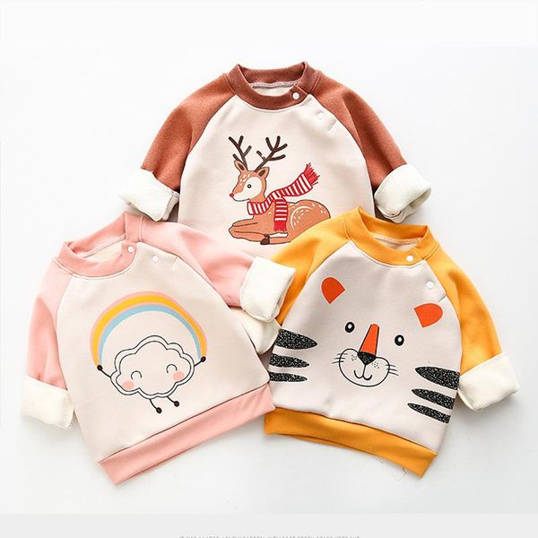 children's fleece sweater for boys and girls autumn winter clothes pullover long-sleeve hooded christmas warm thicken coat, Black
children's fleece sweater for boys and girls autumn winter clothes pullover long-sleeve hooded christmas warm thicken coat, Black