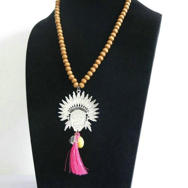 pendant necklaces 2021 fashion long wood beads beaded silver colour tassels necklace chief jewelry
pendant necklaces 2021 fashion long wood beads beaded silver colour tassels necklace chief jewelry
