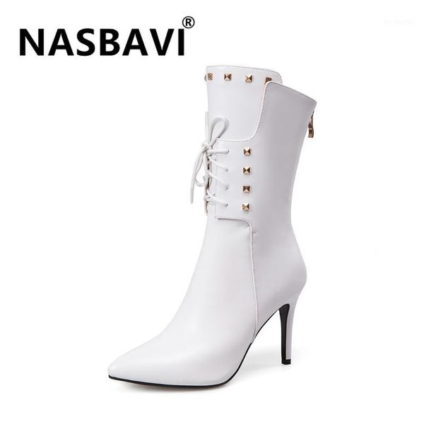 boots arrival women shoes fashion rivet thin high heel mid-calf black british real cowhide warm boots1
boots arrival women shoes fashion rivet thin high heel mid-calf black british real cowhide warm boots1