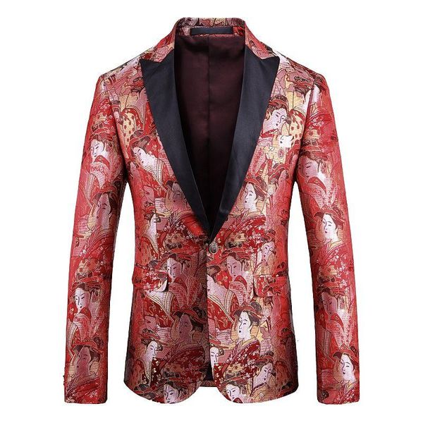 fashion flower blazer masculino men blazer casual dress groom wedding suit coat new gentlemen business formal dress suit jackets, White;black
fashion flower blazer masculino men blazer casual dress groom wedding suit coat new gentlemen business formal dress suit jackets, White;black