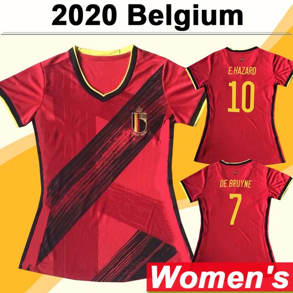 2020 belgium de bruyne e. hazard wome soccer jerseys lukaku kompany fellaini home red football shirts new national team mertens uniforms, Black;yellow
2020 belgium de bruyne e. hazard wome soccer jerseys lukaku kompany fellaini home red football shirts new national team mertens uniforms, Black;yellow