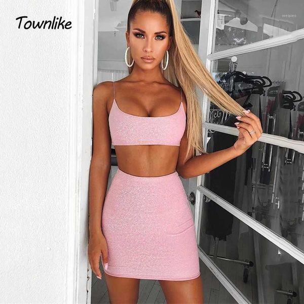 townlike glitter backless two piece set spaghetti strap crop and mini skirts 2020 summer 2 piece set women outfits1, White
townlike glitter backless two piece set spaghetti strap crop and mini skirts 2020 summer 2 piece set women outfits1, White