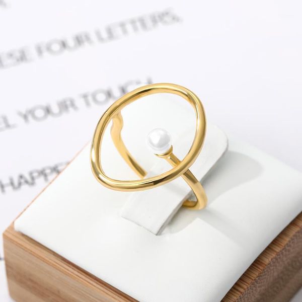 fashion girl gift metal ring for women jewelry geometric round ring street shoot accessories imitation pearl couple gift1, Golden;silver
fashion girl gift metal ring for women jewelry geometric round ring street shoot accessories imitation pearl couple gift1, Golden;silver