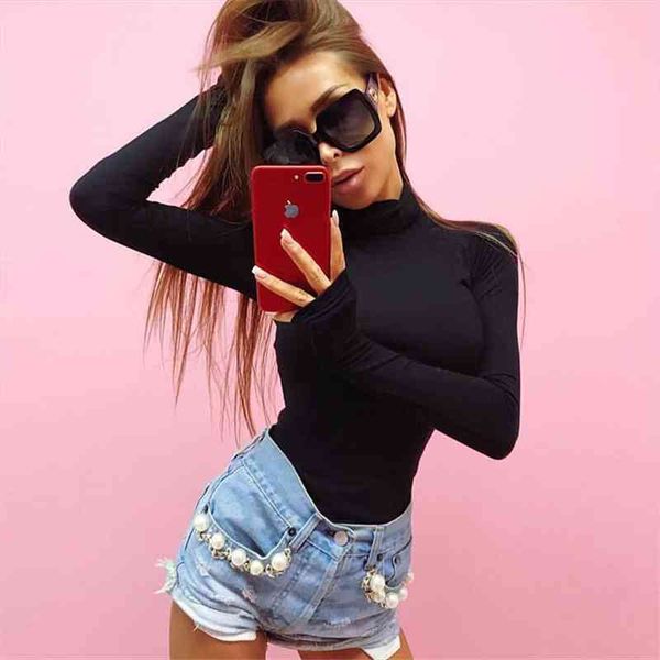 spring women cotton long sleeve bodysuit high neck black grey bodysuits for women bandage bady suit bodycon streetwear, Black;white
spring women cotton long sleeve bodysuit high neck black grey bodysuits for women bandage bady suit bodycon streetwear, Black;white