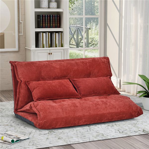 us stock adjustable foldable modern leisure sofa bed video gaming sofa with two pillows red fast shipping
us stock adjustable foldable modern leisure sofa bed video gaming sofa with two pillows red fast shipping