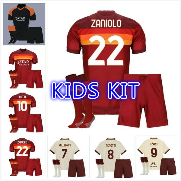kids kit 20 21 kolarov kluivert soccer jersey dzeko zaniolo 20 21 home away third football shirts uniforms, Black 
kids kit 20 21 kolarov kluivert soccer jersey dzeko zaniolo 20 21 home away third football shirts uniforms, Black