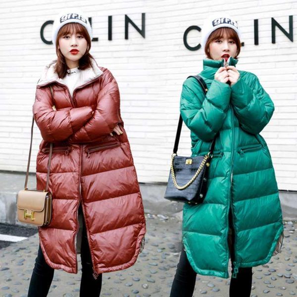 2020 thick winter fashion all match cool down jacket female long over knee temperament cotton pure color warm loose overcoat1, Black
2020 thick winter fashion all match cool down jacket female long over knee temperament cotton pure color warm loose overcoat1, Black