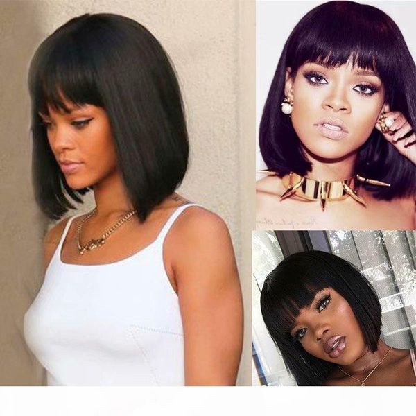 ms.cassie short bob human hair lace front wig with bangs brazilian glueless human hair bob wig for black woman 8a grade natural color, Black;brown
ms.cassie short bob human hair lace front wig with bangs brazilian glueless human hair bob wig for black woman 8a grade natural color, Black;brown