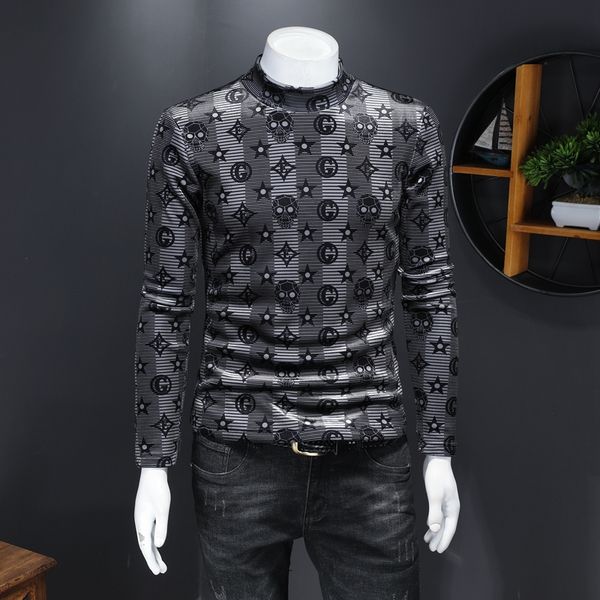 autumn new high-neck printed long-sleeved t-shirt male youth slim plus velvet thick warm casual bottoming shirt male s-5xl, White;black
autumn new high-neck printed long-sleeved t-shirt male youth slim plus velvet thick warm casual bottoming shirt male s-5xl, White;black