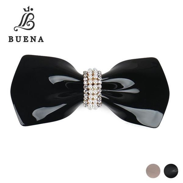 buena delicate rhinestone bowknot hair clip luxury pearl women hair jewelry acetate clip, Golden;silver
buena delicate rhinestone bowknot hair clip luxury pearl women hair jewelry acetate clip, Golden;silver