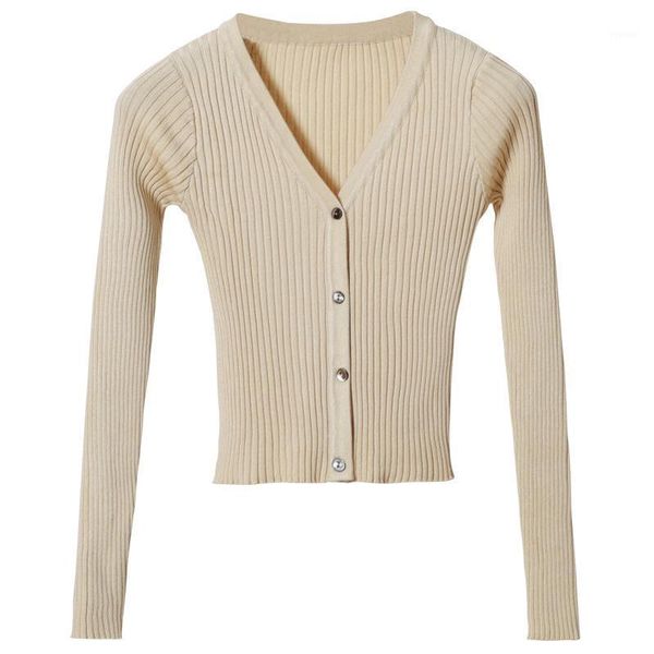 spring and autumn v-neck pit slim knit women's sweater short small outside cardigan 18031, White
spring and autumn v-neck pit slim knit women's sweater short small outside cardigan 18031, White