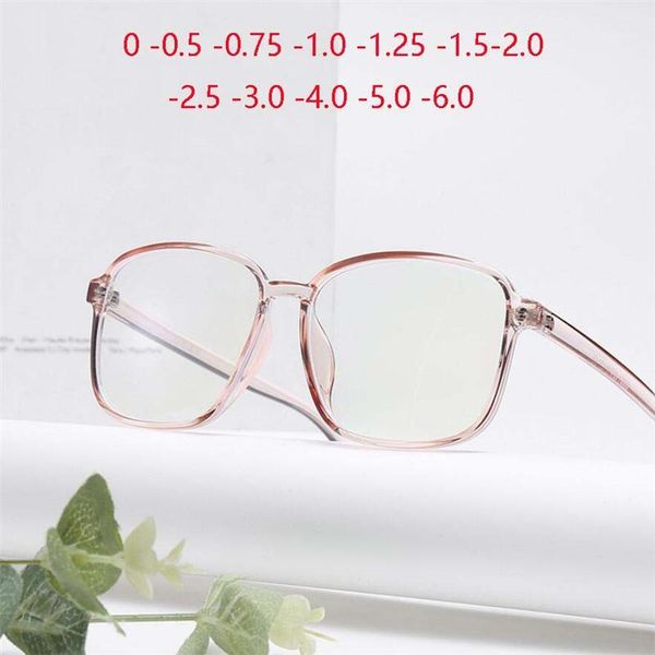 big frame square nearsighted glasses finished blue light blocking prescription spectacle women men 0 -0.5 -0.75 -1.0 -1.25 to -61, White;black
big frame square nearsighted glasses finished blue light blocking prescription spectacle women men 0 -0.5 -0.75 -1.0 -1.25 to -61, White;black