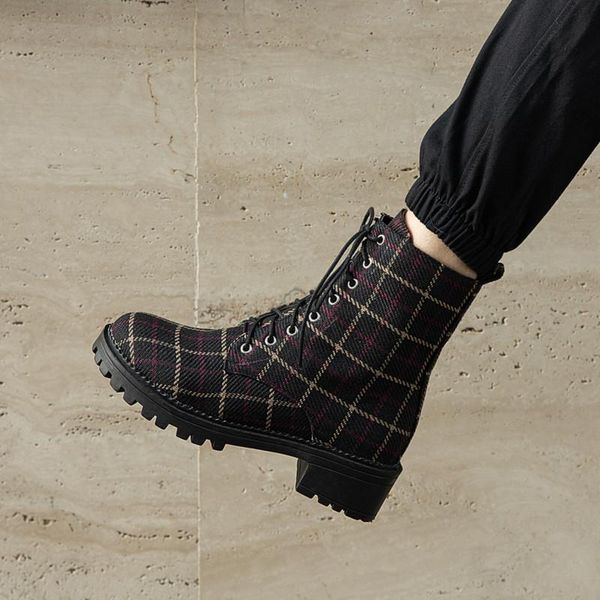 boots ymechic vintage lady 2021 fall winter british wind corduroy leather thick lace-up ankle motorcycle women shoes, Black
boots ymechic vintage lady 2021 fall winter british wind corduroy leather thick lace-up ankle motorcycle women shoes, Black