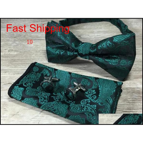 paisley bow tie set bow tie and hanky & cufflinks set silk jacquard woven men butterfly bowtie pocket square handkerchi qylhtx homes2007, Black;gray
paisley bow tie set bow tie and hanky & cufflinks set silk jacquard woven men butterfly bowtie pocket square handkerchi qylhtx homes2007, Black;gray