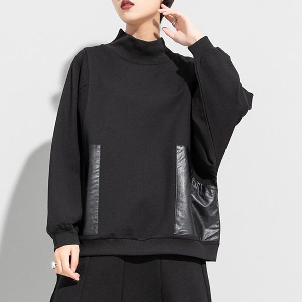 pu pocket sweatshirts woman autumn spring casual black basic harajuku hoodie bf style highstreet women gothic punk trendy
pu pocket sweatshirts woman autumn spring casual black basic harajuku hoodie bf style highstreet women gothic punk trendy