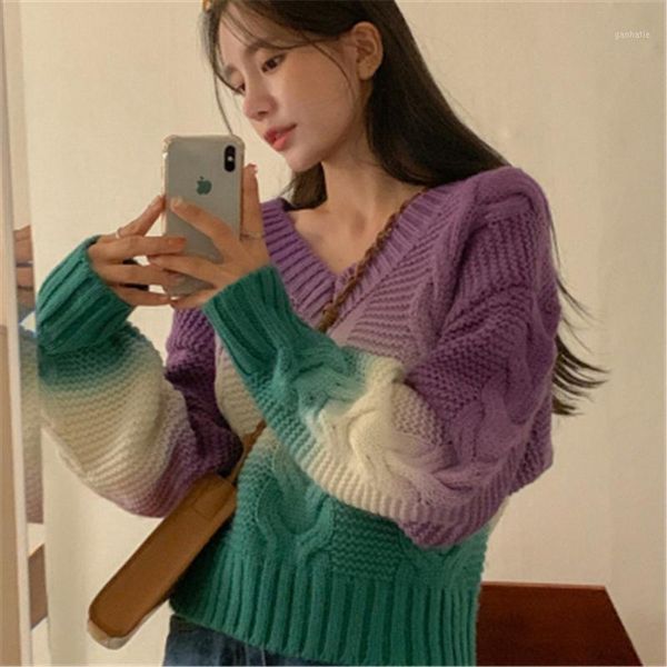 fashion contrast color autumn winter knitted sweater women casual v neck long sleeve twist pattern loose pullover woman sweaters1, White;black
fashion contrast color autumn winter knitted sweater women casual v neck long sleeve twist pattern loose pullover woman sweaters1, White;black
