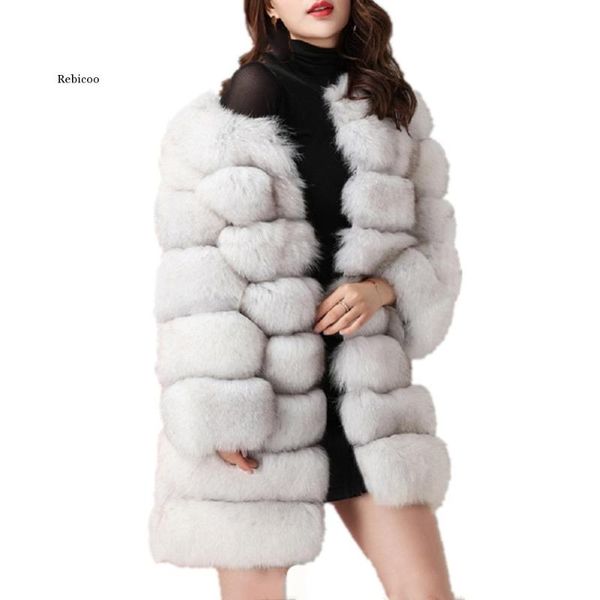 women's fur & faux women winter luxury coat jacket slim long sleeves overcoat fake coats outwear, Black
women's fur & faux women winter luxury coat jacket slim long sleeves overcoat fake coats outwear, Black