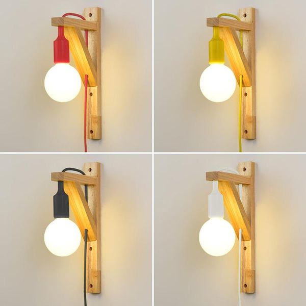 wall lamp wood for living room bedroom led energy saving with external plug hanging light bedside sconces fixture
wall lamp wood for living room bedroom led energy saving with external plug hanging light bedside sconces fixture